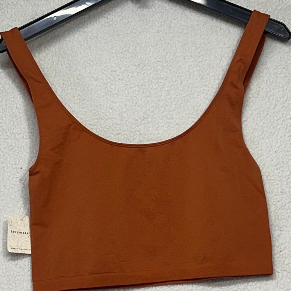 Free People Intimately Rust Seamless Bralette M/L NWT - Picture 2 of 7